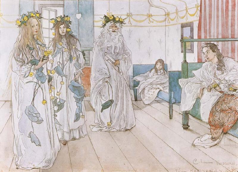 Carl Larsson For Karin-s Name-Day china oil painting image